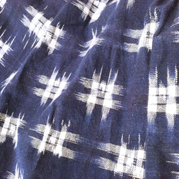 Vintage 90s Carole Little Sport Ikat Shorts Ladies-6 Pockets Drawstring Navy - Picture 7 of 9